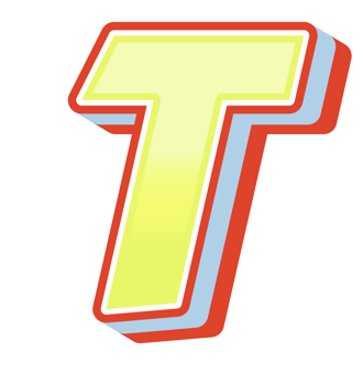 3D Cartoon Alphabet Letter and Number png
