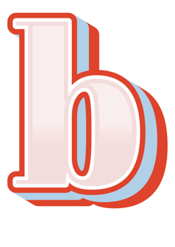 3D Cartoon Alphabet Letter and Number png