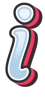 Comic Halftone Alphabet Letter and Number png