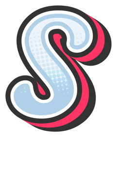Comic Halftone Alphabet Letter and Number png