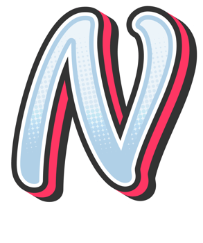 Comic Halftone Alphabet Letter and Number png