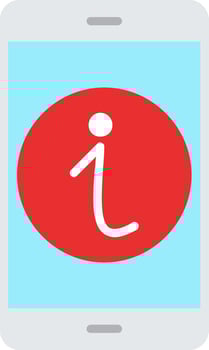 Information Flat Icon vector