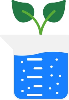Beaker Flat Icon vector
