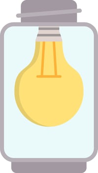 Lamp Flat Icon vector