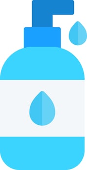 Liquid Soap Flat Icon vector