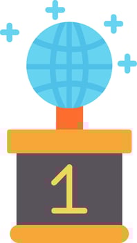 World Flat Icon vector