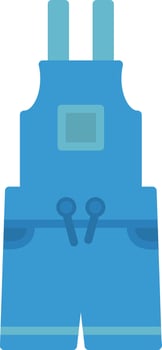 Dungarees Flat Icon vector