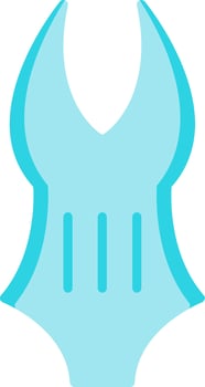 Swimming Suit Flat Icon Design vector