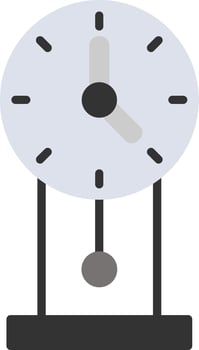 Clock Flat Icon vector
