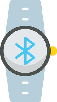 Bluetooth Flat Icon Design vector