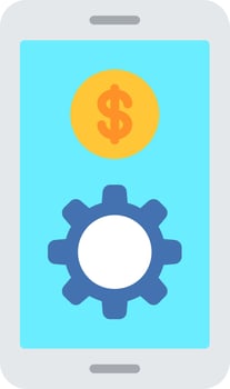 Smartphone Flat Icon vector