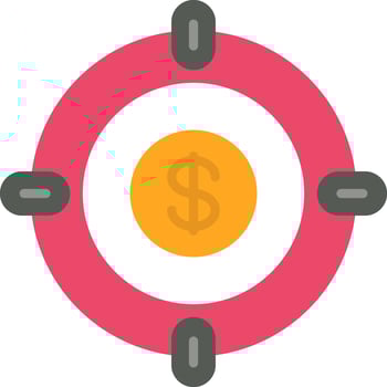 Target Flat Icon vector
