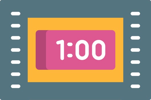 Ratio Flat Icon vector