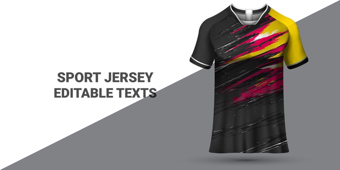 Sports jersey template sports t-shirt design Sports jersey design uniform concept vector