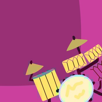 Poster or banner for the jazz festival with music instruments. vector