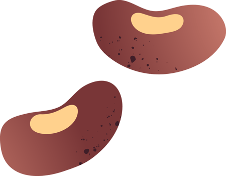 Whole red beans organic vegetables png