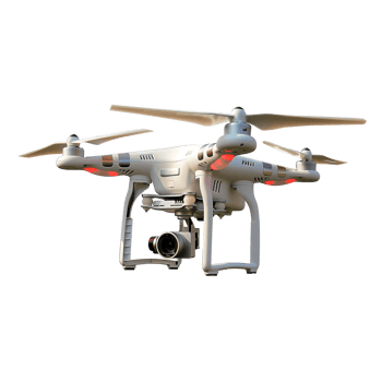 Drone with camera cut out image png