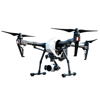 Drone with camera cut out image png