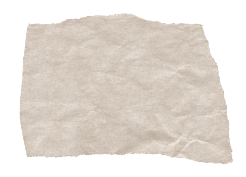 Brown Textured Torn Paper Edge. Ripped Craft Paper for Scrapbooking and Collages png
