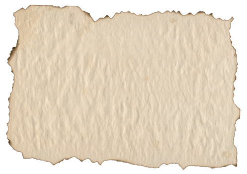 Brown Burned Ripped Paper Texture. Old Map Paper Template for Scrapbooking and Collages png
