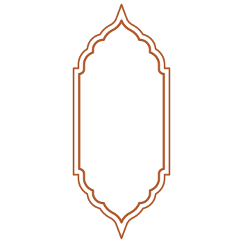 Islamic and ramadan kareem windows in oriental style. Border and frame with modern boho. png