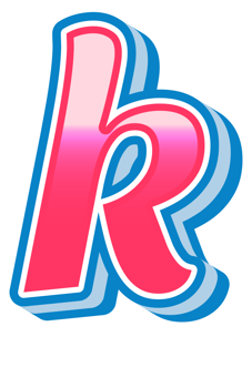 Cartoon Cute Alphabet Letter and Number png