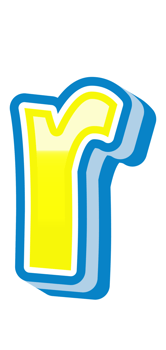 Cartoon Theme Alphabet Letter and Number png