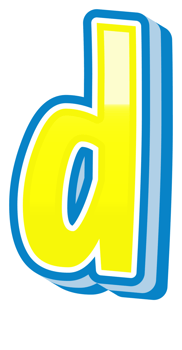 Cartoon Theme Alphabet Letter and Number png