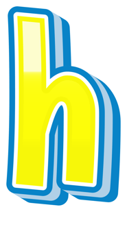 Cartoon Theme Alphabet Letter and Number png