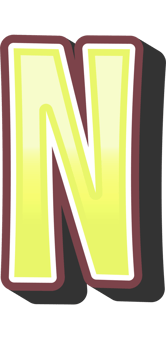 Cartoon Theme Alphabet Letter and Number png