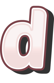 Cartoon Theme Alphabet Letter and Number png