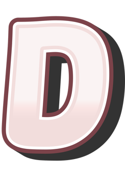 Cartoon Theme Alphabet Letter and Number png