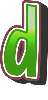 Cartoon Theme Alphabet Letter and Number png