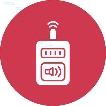 Device Glyph Multi Circle Icon vector