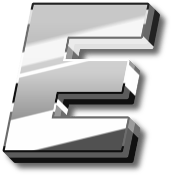 Silver Glossy Alphabet Letter and Number png