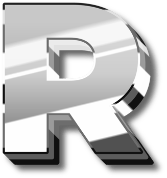 Elegant Silver Alphabet Letters and Numbers png