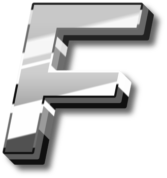 Elegant Silver Alphabet Letters and Numbers png