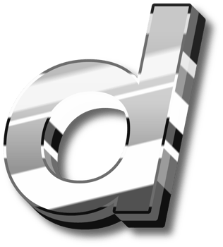 Elegant Silver Alphabet Letters and Numbers png