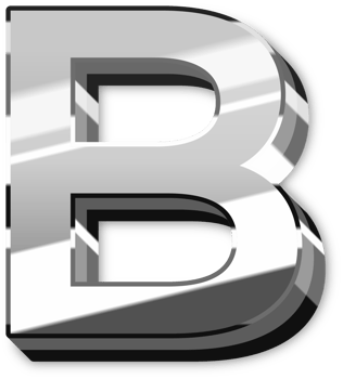 Elegant Silver Alphabet Letters and Numbers png