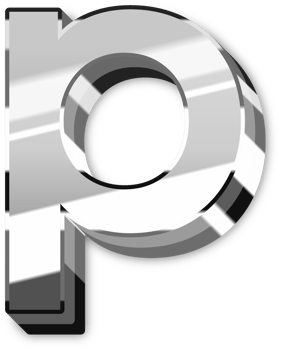 Glowing Silver Alphabet Letters and Numbers png