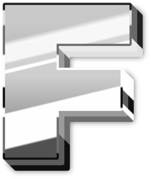 Glowing Silver Alphabet Letters and Numbers png
