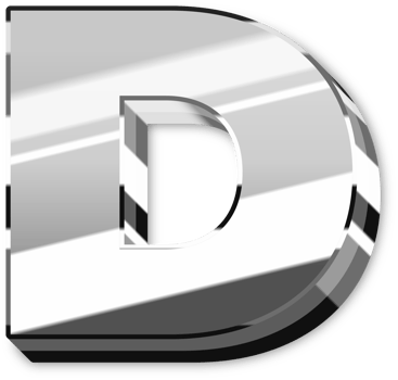 Glowing Silver Alphabet Letters and Numbers png