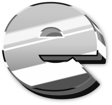 Glowing Silver Alphabet Letters and Numbers png