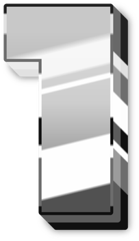 Glowing Silver Alphabet Letters and Numbers png