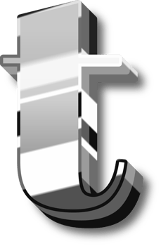 Glowing Silver Alphabet Letters and Numbers png
