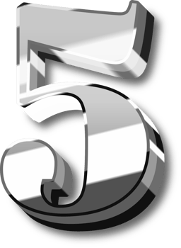 Shine Silver Alphabet Letters and Numbers png