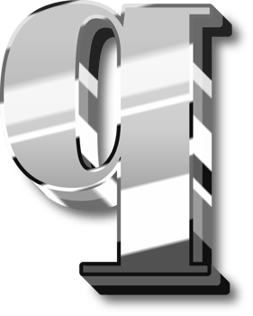 Shine Silver Alphabet Letters and Numbers png