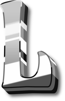 Shine Silver Alphabet Letters and Numbers png