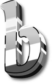 Shine Silver Alphabet Letters and Numbers png