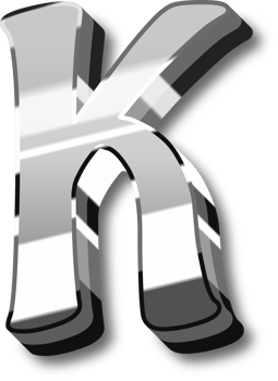 Shine Silver Alphabet Letters and Numbers png